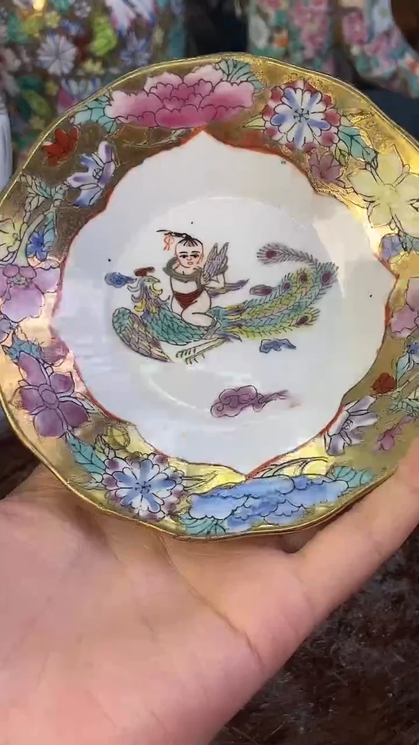 瓷片微瑕慎拍景德镇窑老厂瓷器单件