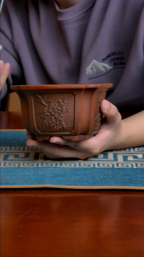 【闪购商品】紫砂花盆14*7.5内径尺寸