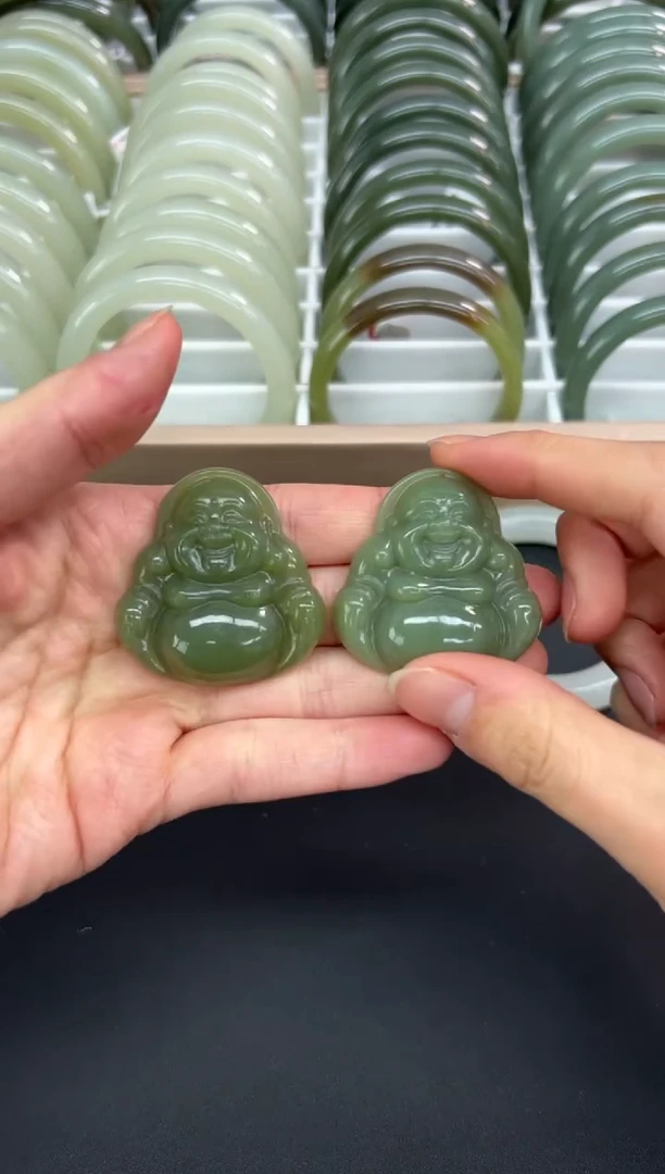 【闪购商品】和田玉颈饰未镶嵌弥勒佛 多样性发货拍一发一