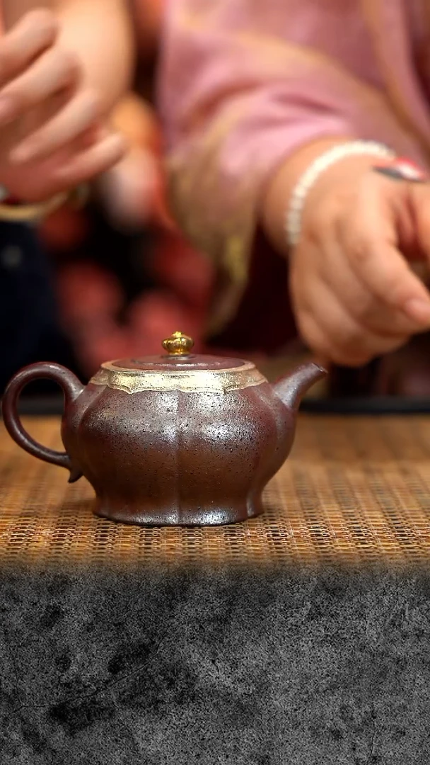 紫砂茶宠紫砂 宜兴紫砂 GFY 小叶紫檀 筋纹
