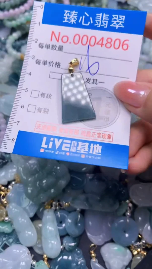 吊坠(不含链)未镶嵌翡翠4806