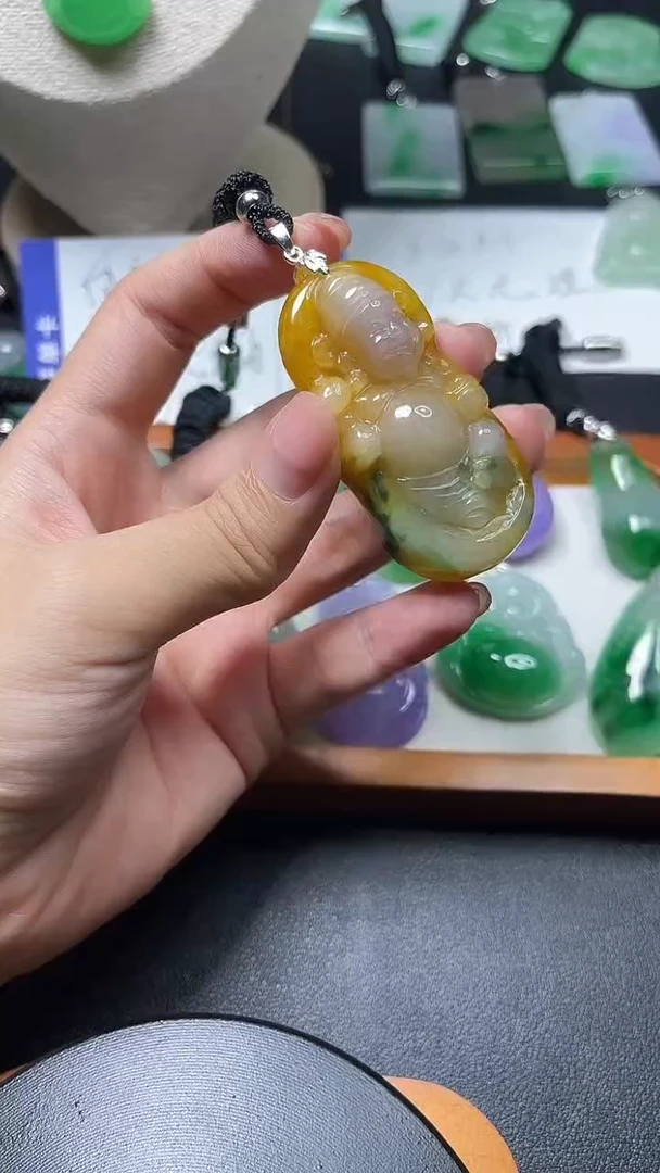 颈饰未镶嵌翡翠所见即所得 一图一物