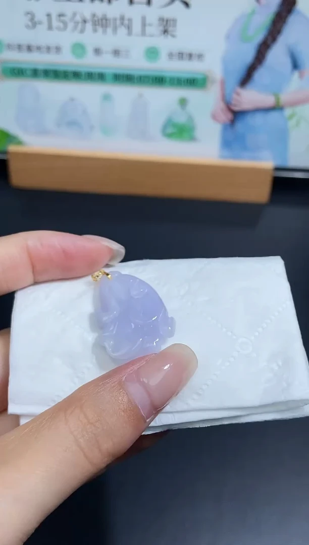 颈饰未镶嵌翡翠天然翡翠A货125