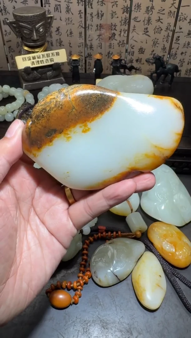 未镶嵌和田玉挂件天狗