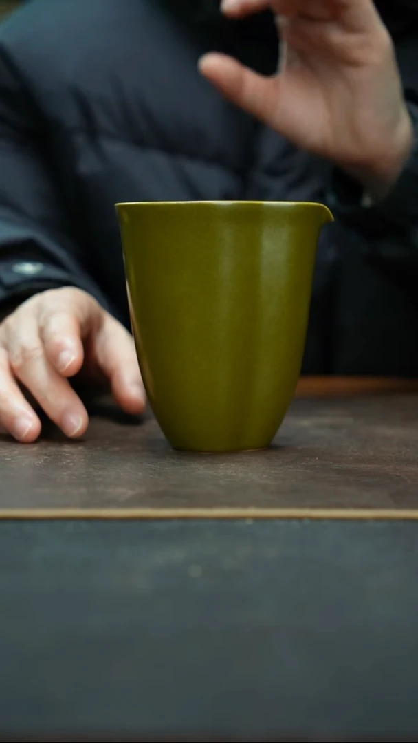 杯景德镇茶叶末新品福利公道杯