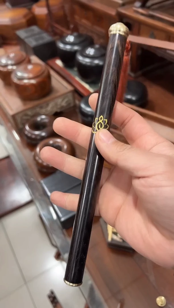 紫檀木流苏小香筒