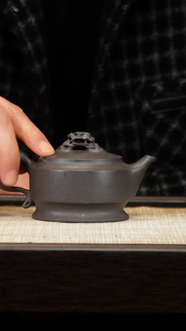 茶壶紫砂天青监制磐石