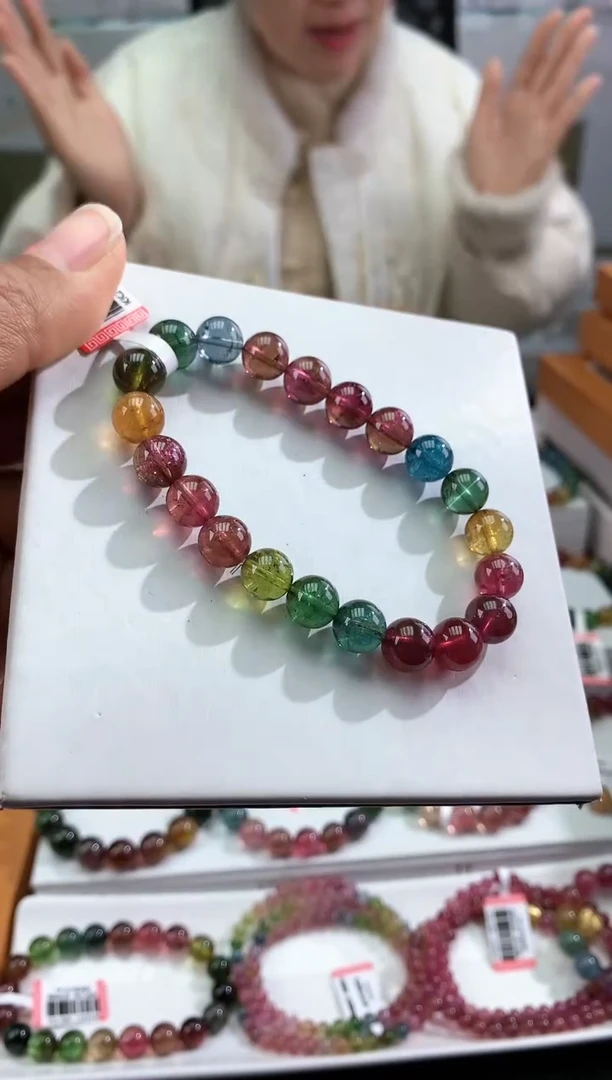 【闪购商品】碧玺手串未镶嵌多样性发一条