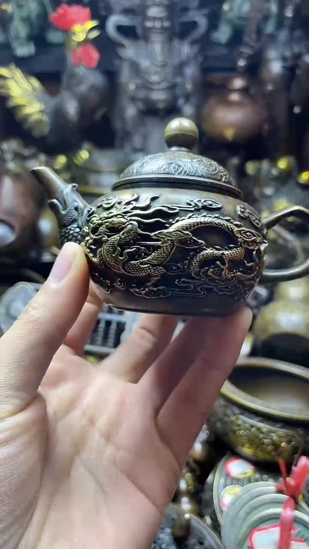 闪购链接，点击下单，有运费险，铜摆件