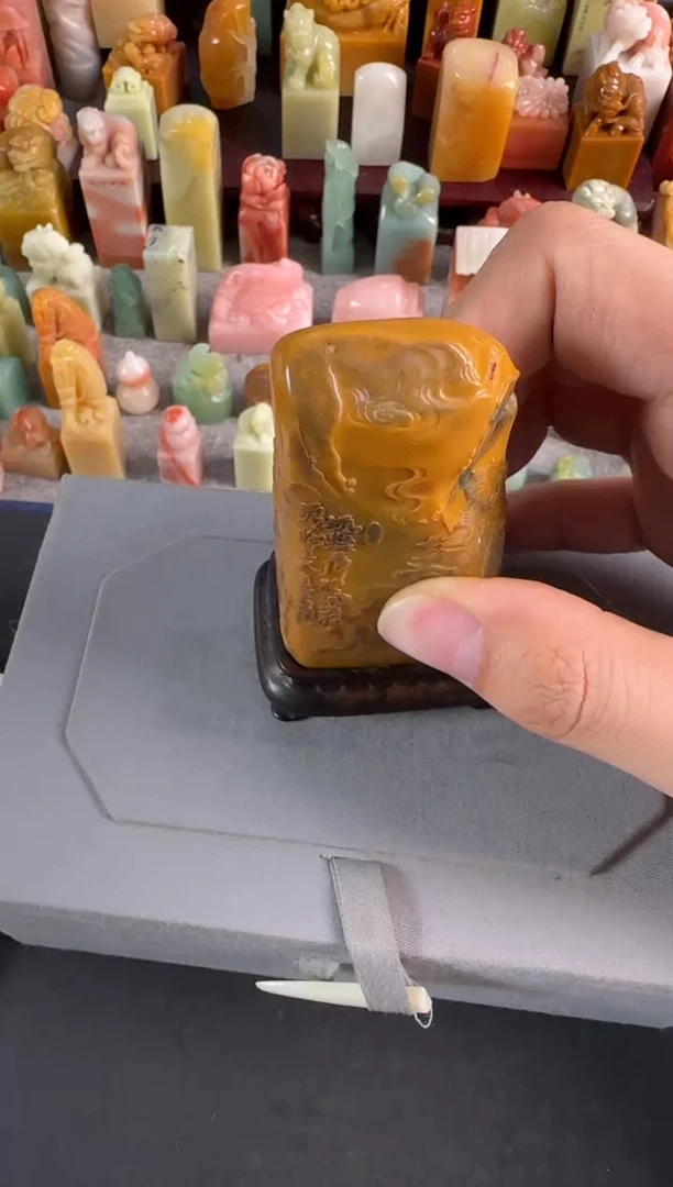 老挝石印石寒**影编号编号8539