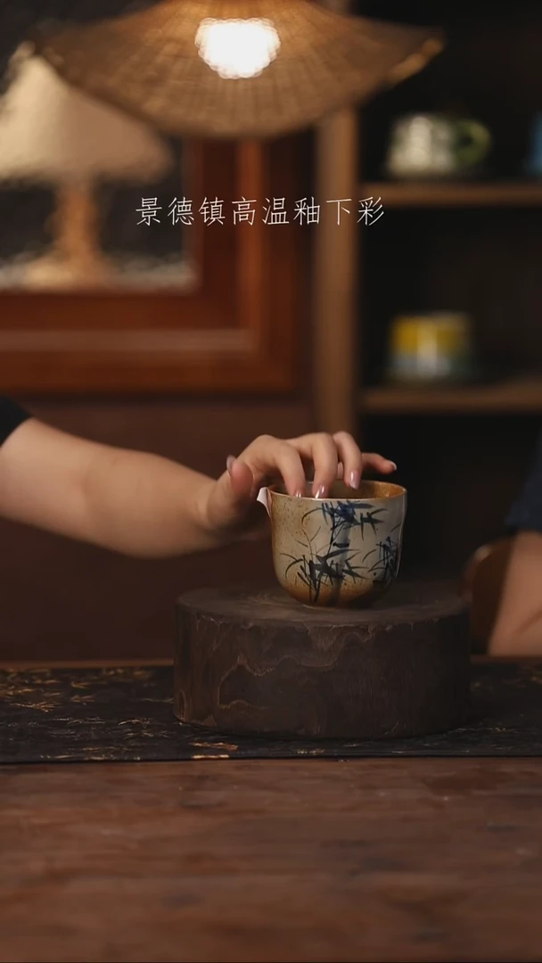 陶瓷景德镇高温釉下手绘陶瓷188