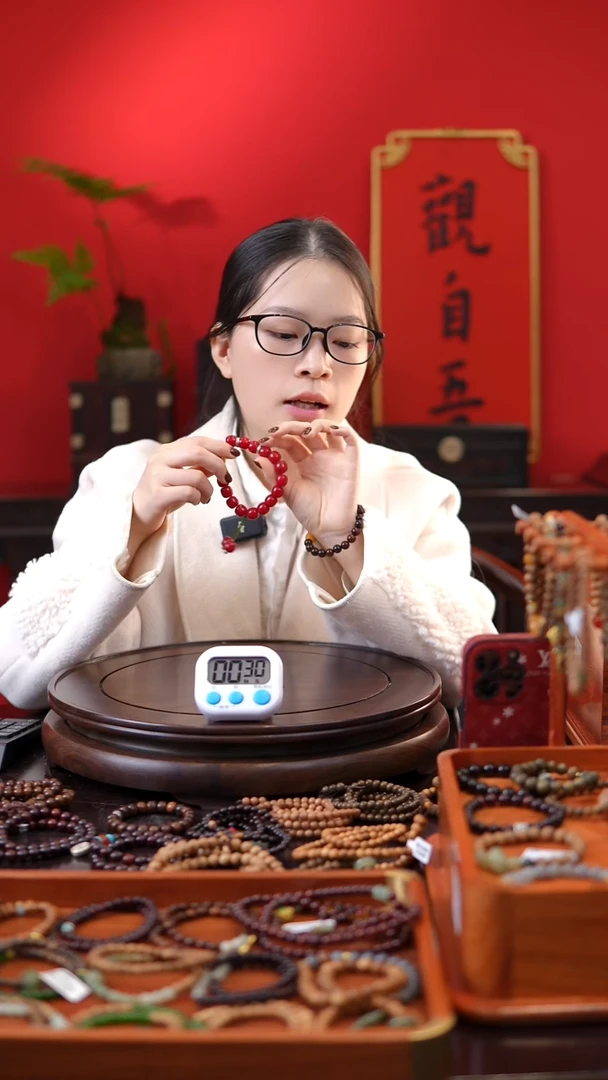 菩提手串/手链朱砂红菩提单圈