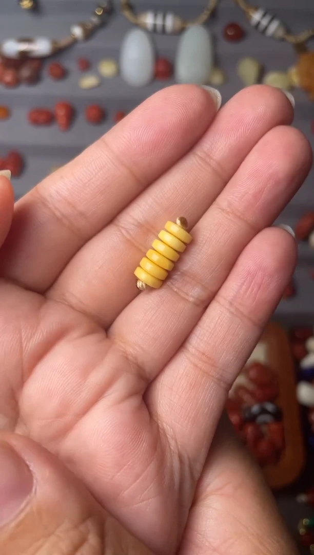裸石蜜蜡未镶嵌6蜜蜡隔片六片