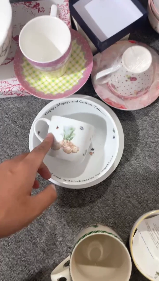 瓷片咖啡杯礼盒清仓！！！