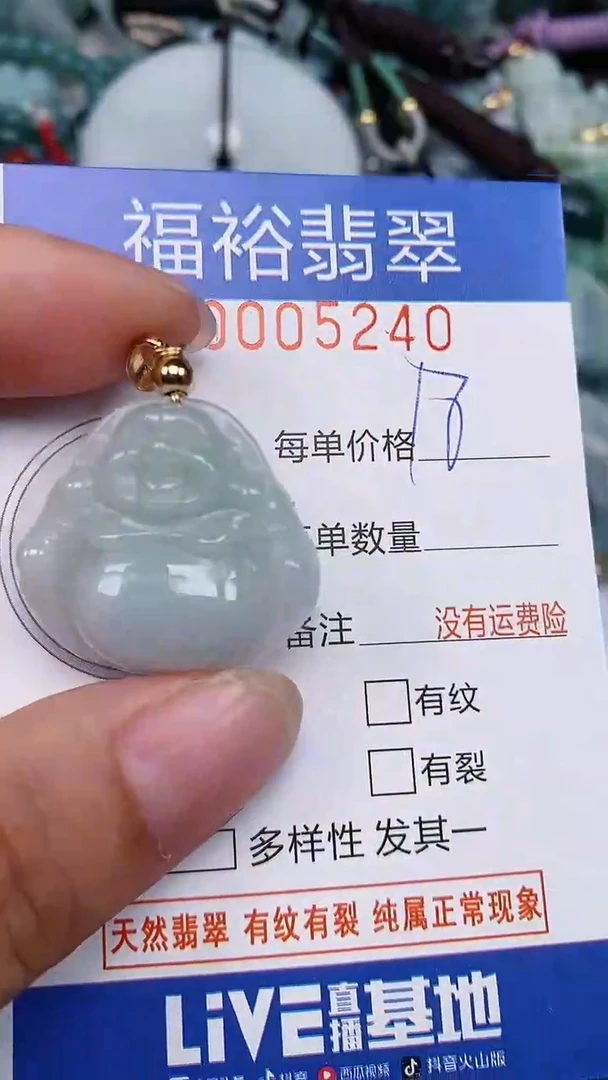 翡翠未镶嵌颈饰...0005240