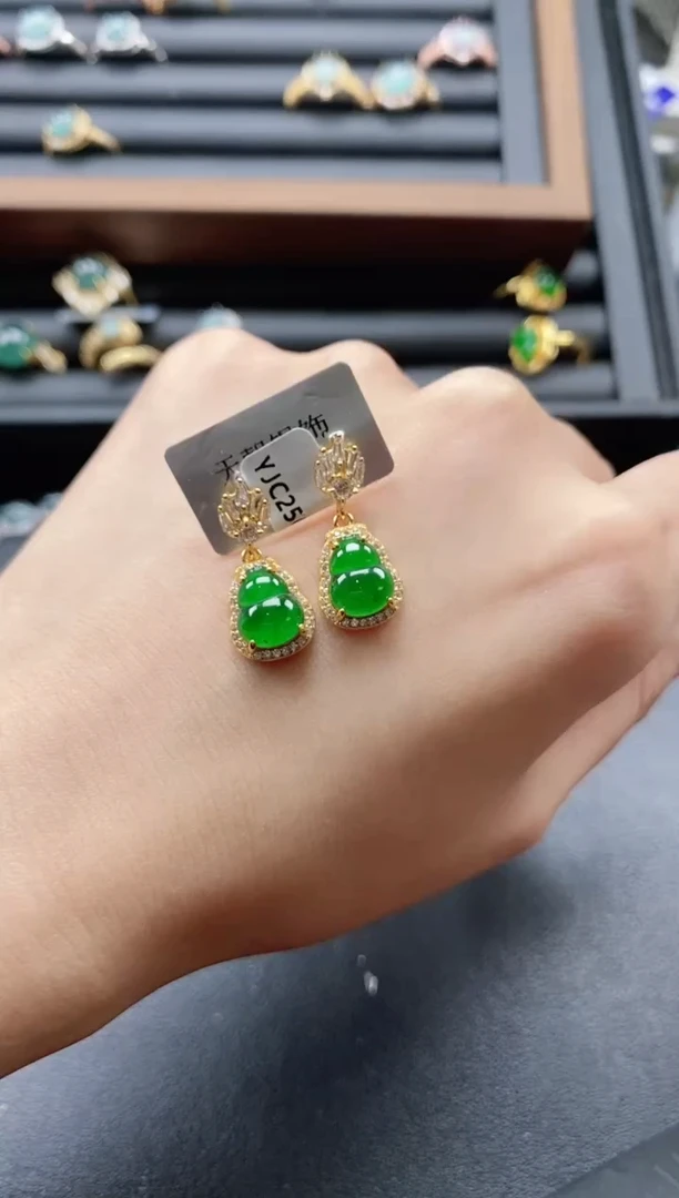 【闪购商品】翡翠戒指银S925镶嵌51511