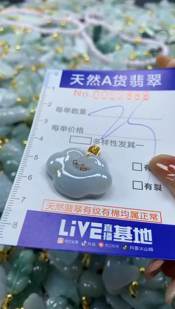 颈饰未镶嵌翡翠天然A货翡翠