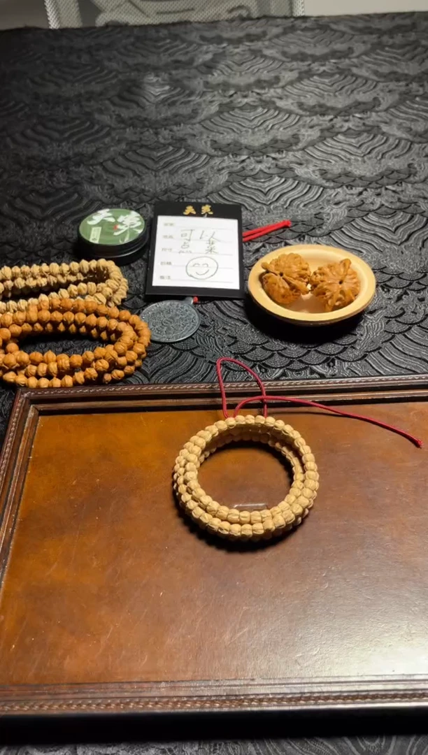 手串柏香籽/百香籽小鱼出品--直切莲花