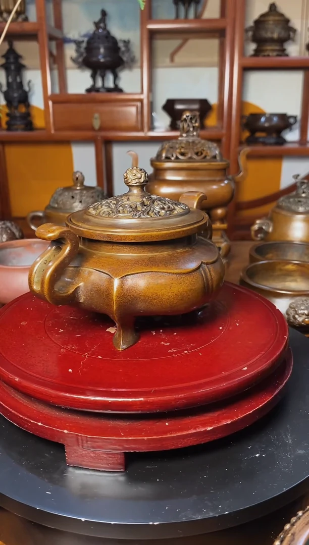 苏工 精品仿古铜香炉
