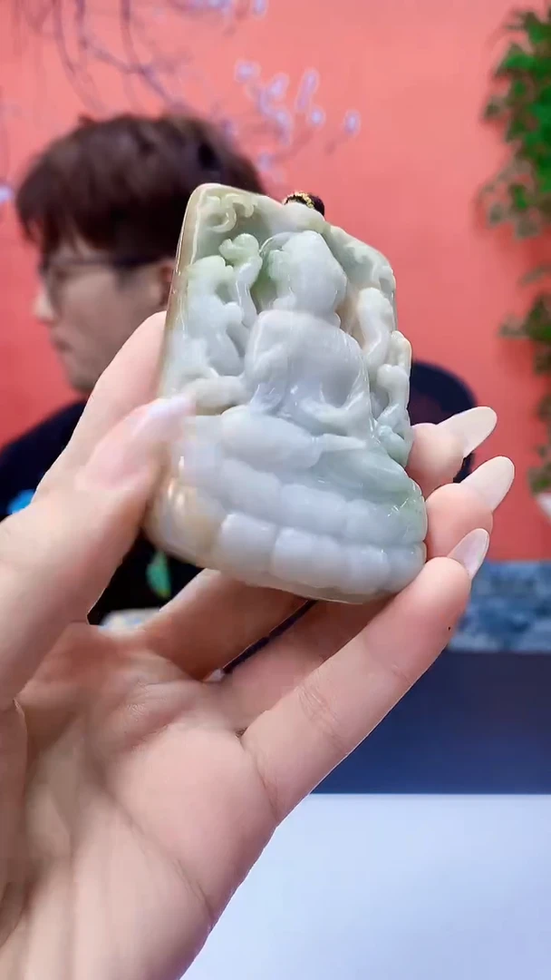 未镶嵌定制翡翠5159ty-毛货挂件77