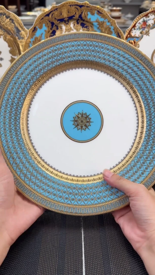 瓷片10.5英寸平盘 1个