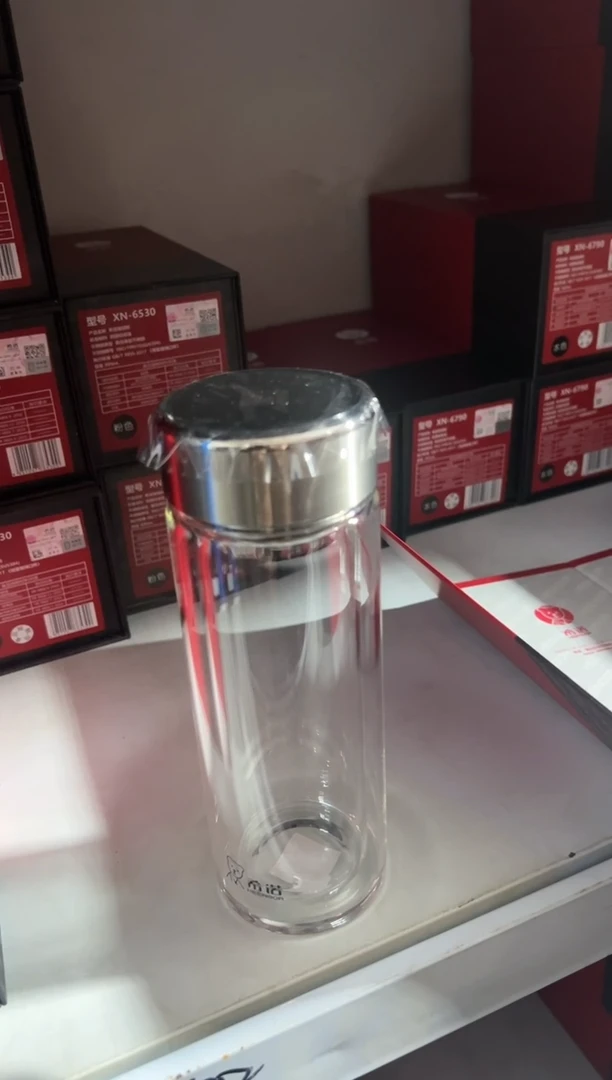 【闪购商品】双层高档365ml高硼硅茶杯