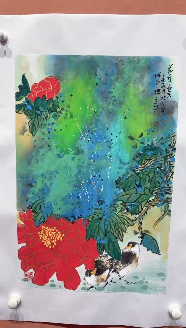 国画师立照老师国画作品