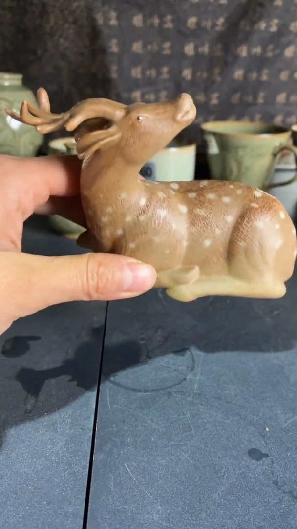 耀州窑仰山梅花鹿