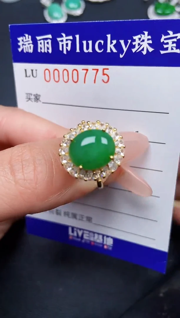 【闪购商品】翡翠颈饰银S925镶嵌0775