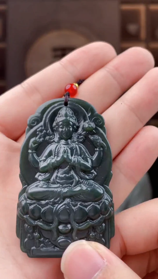 颈饰未镶嵌和田玉拍一发一，多样性发货