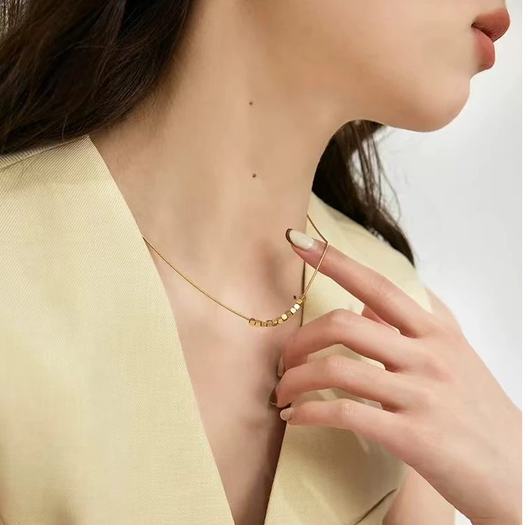 坠链均925银 银S925项链可DIY简约SY651