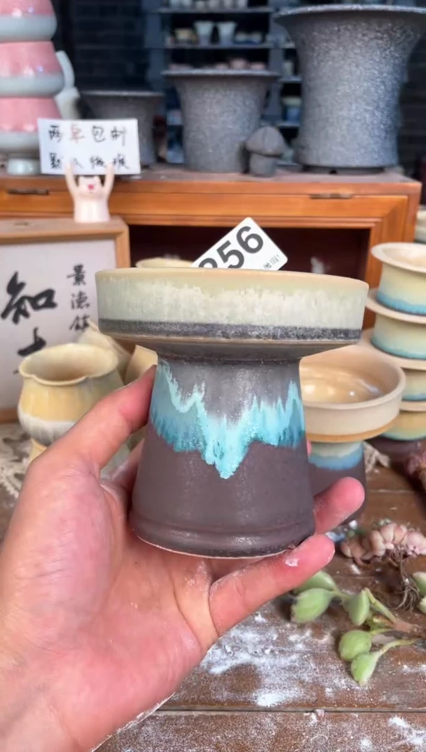 瓷片256小芳花盆直播编号