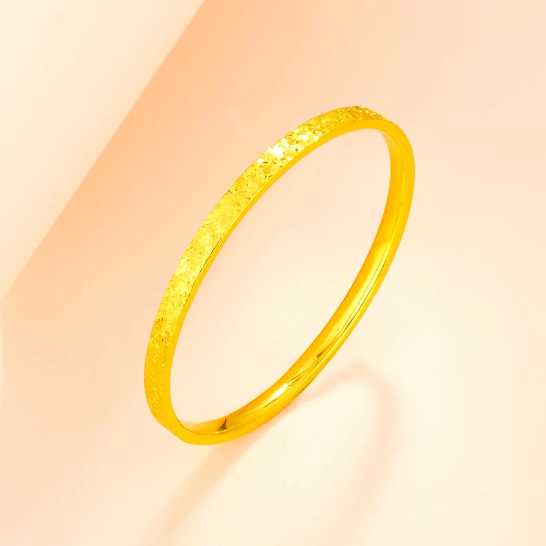 【珊珊专享】足金999精致碎冰冰手镯 SS3091