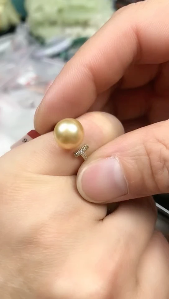 【闪购商品】海水珍珠颈饰银S925镶嵌戒指