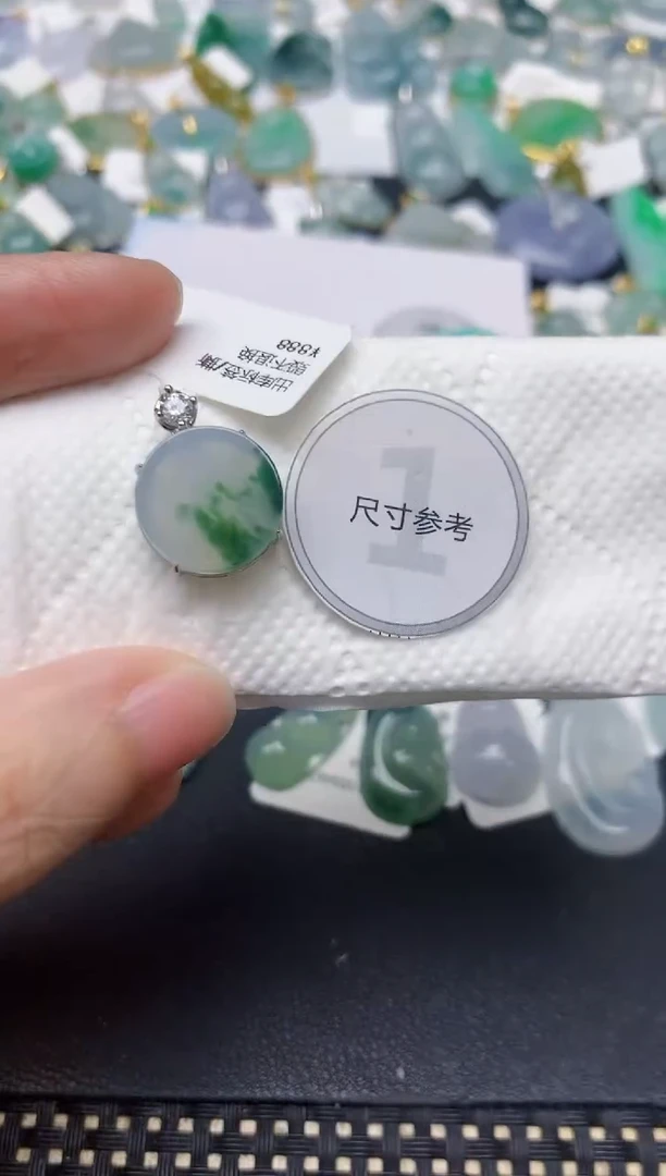 颈饰未镶嵌翡翠天然缅甸A货翡翠