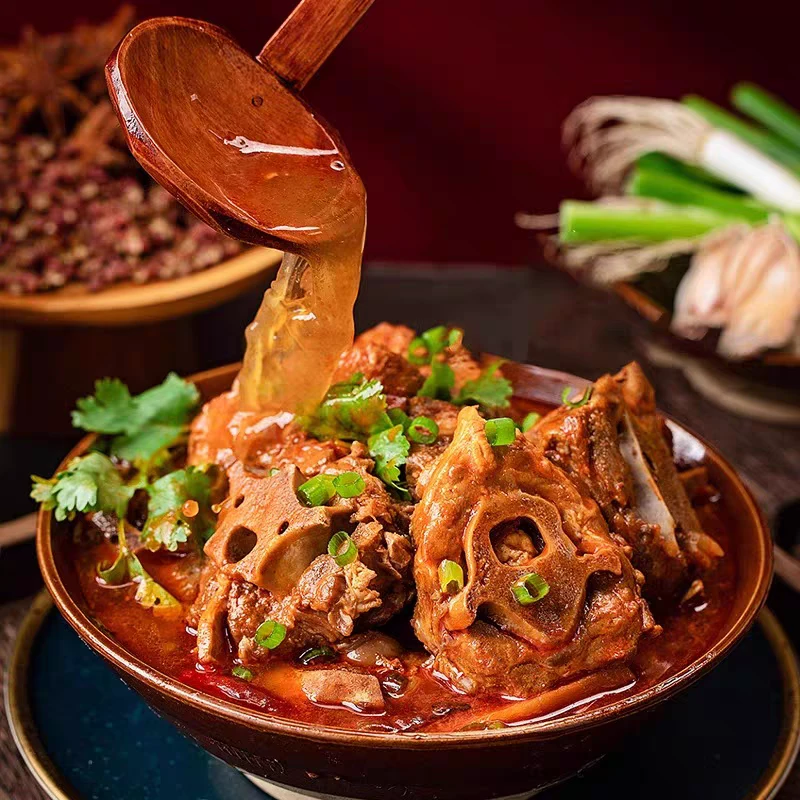 鲜炖羊蝎子火锅一份