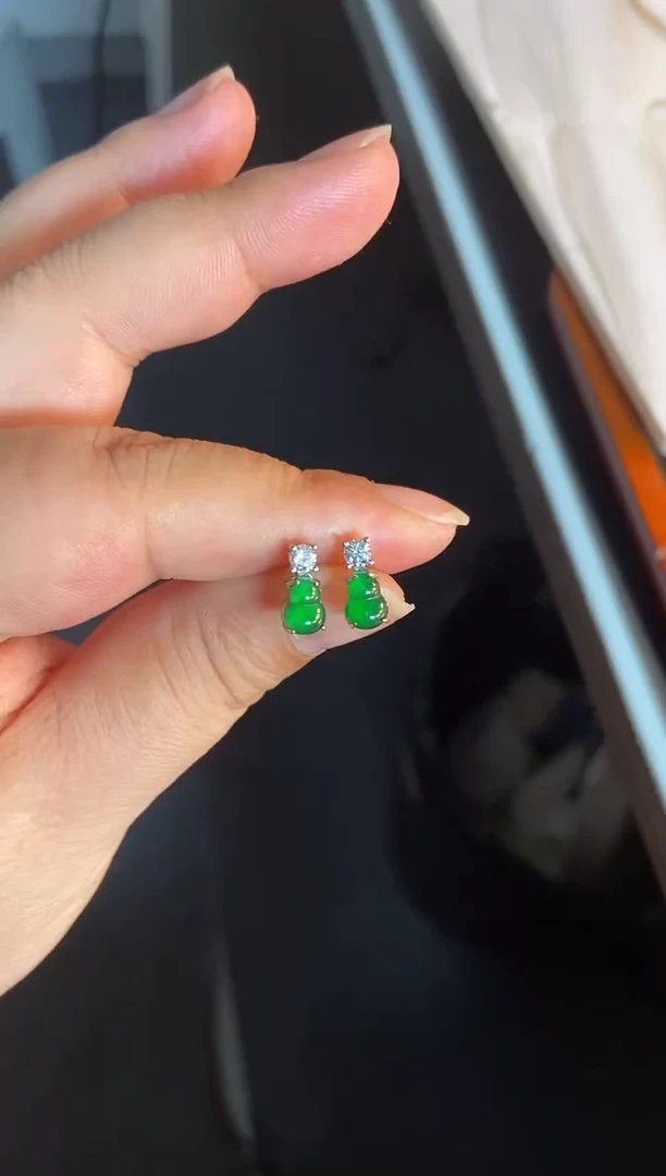 吊坠(不含链)银S925镶嵌翡翠1