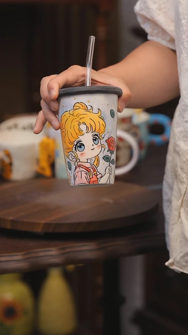 摆件景德镇釉下彩绘设计师款式陶瓷