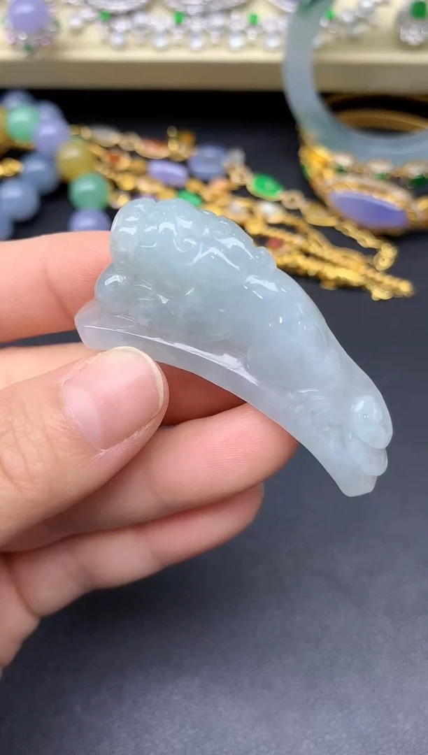 颈饰未镶嵌翡翠59-雪姐翡翠天天见