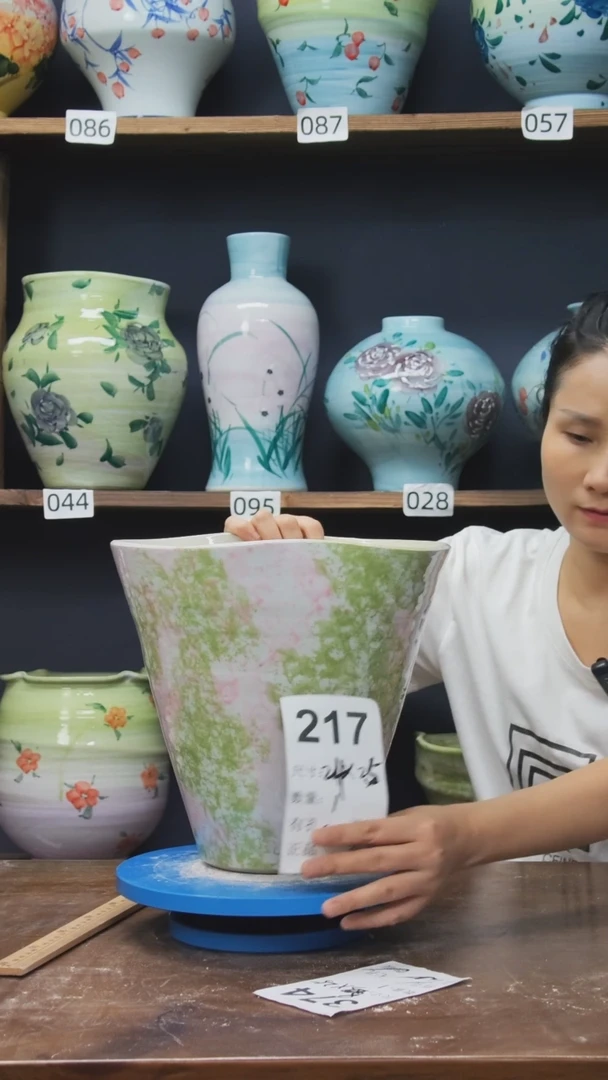 陶瓷点点关注  花盆漂亮217