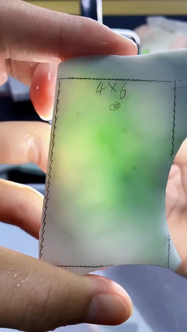 裸石翡翠天然缅甸A货【海】A021