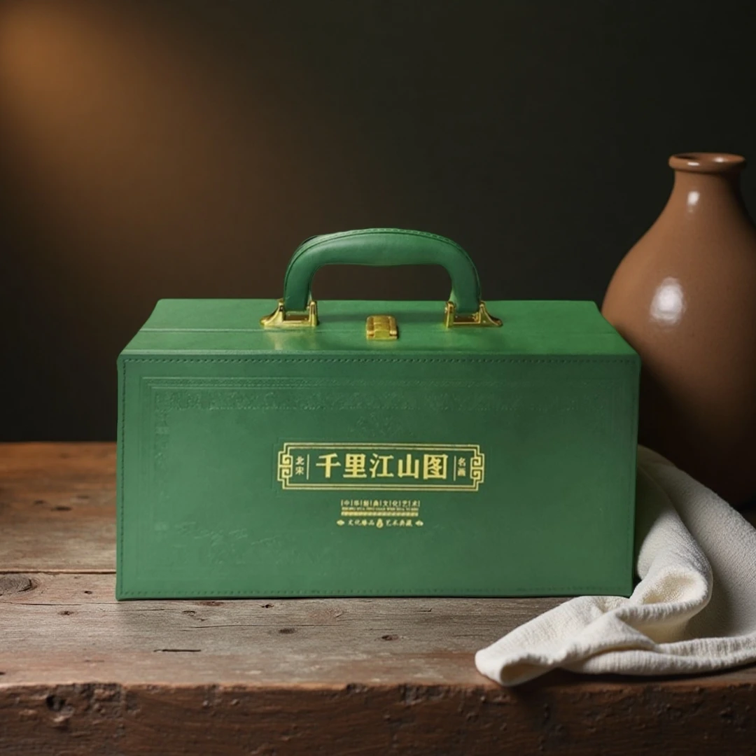 中鈔版《千襄江山圖》套装珍藏版 皮箱包装 礼品盒G021