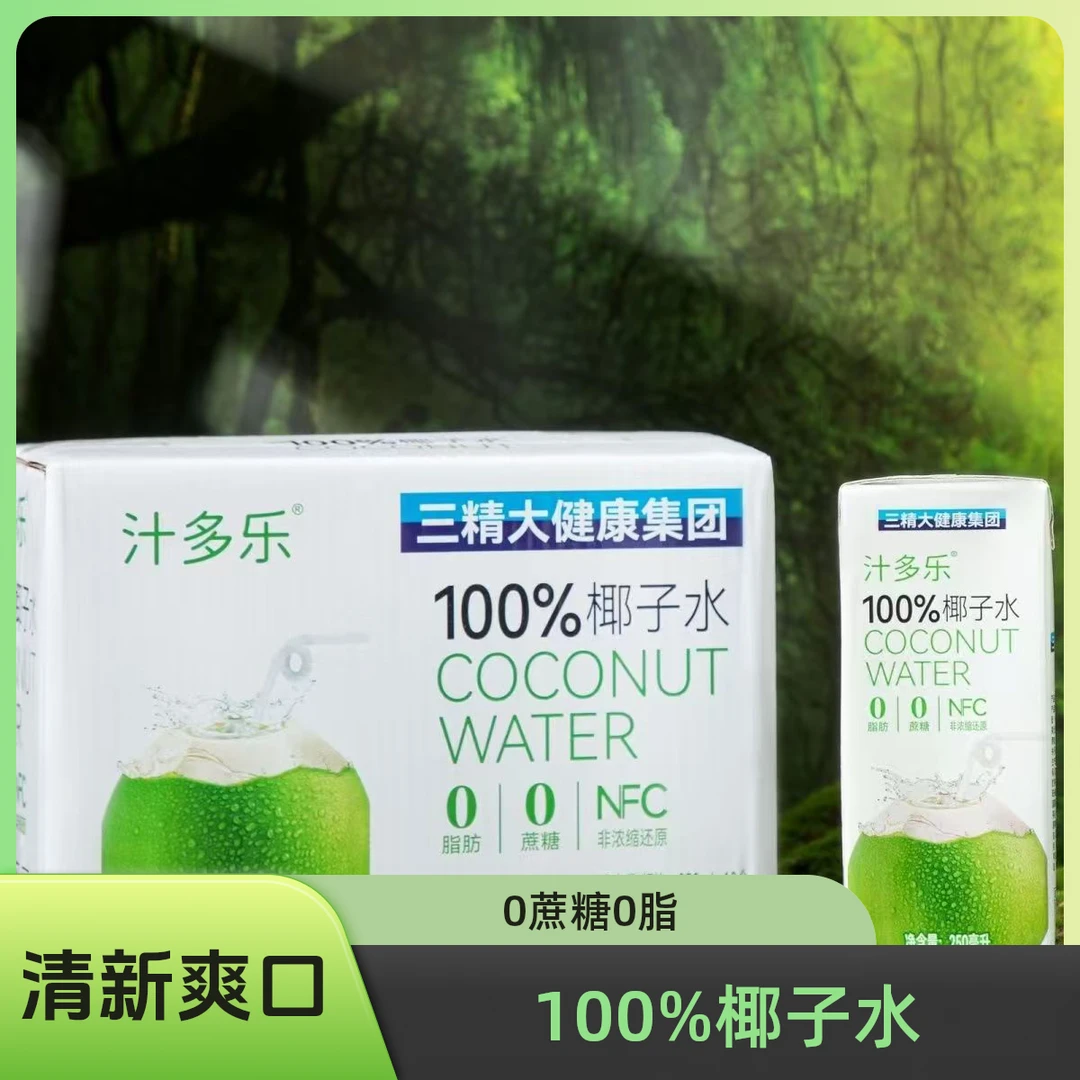 椰风特饮100%椰子水0蔗糖0脂NFC补充电解质