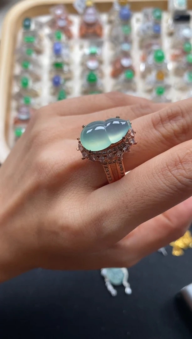 未镶嵌戒指翡翠缅甸天然a货翡翠