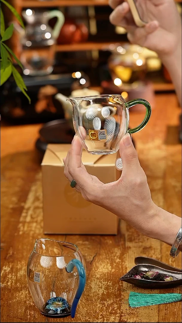 禾器/晶彩悠然茶海/湖绿色/定制版