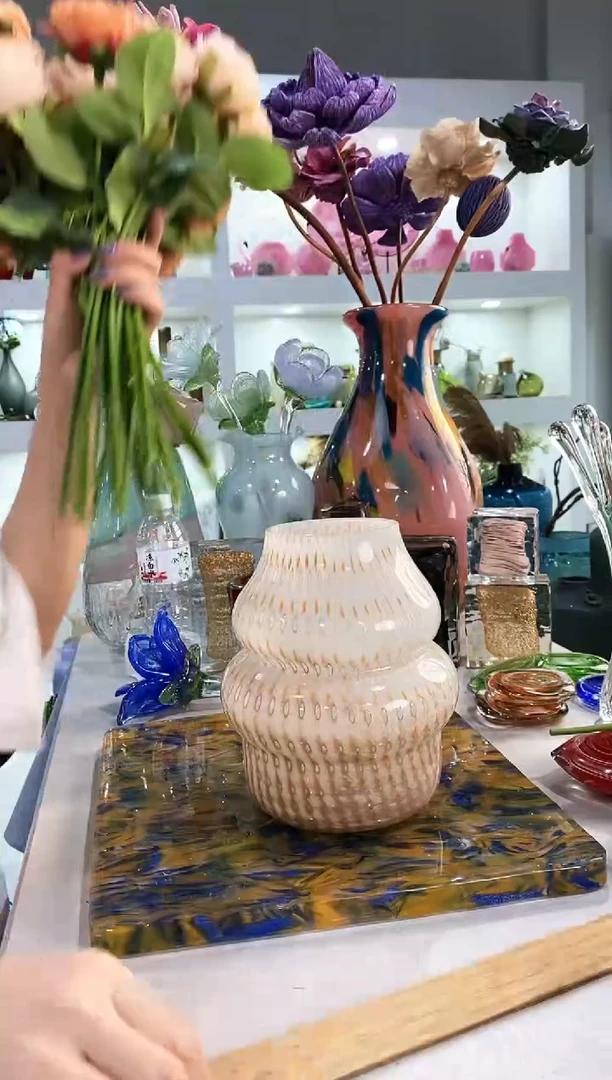 慕忆家手作琉璃花瓶