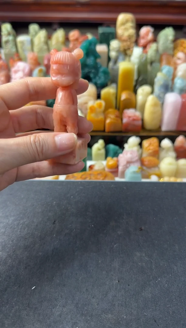 寿山石印石编号编号3425包刻4字