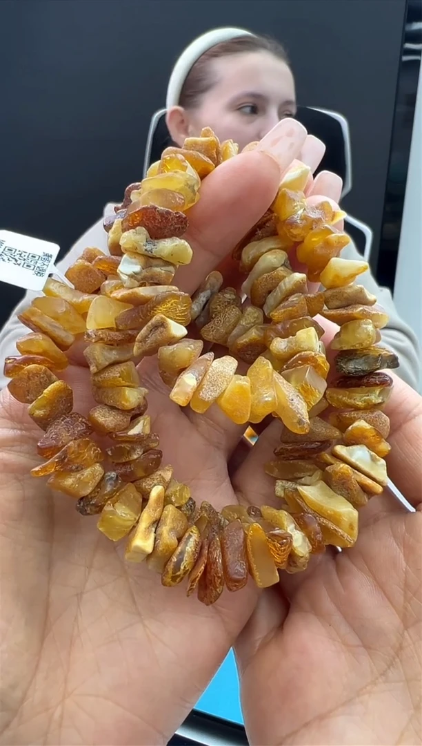 【闪购商品】琥珀颈饰未镶嵌274秒拍号