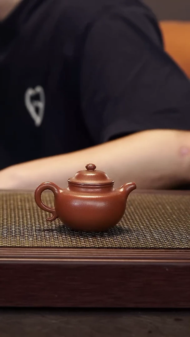 茶壶紫砂【润石堂】全手工精品 莲子 120cc