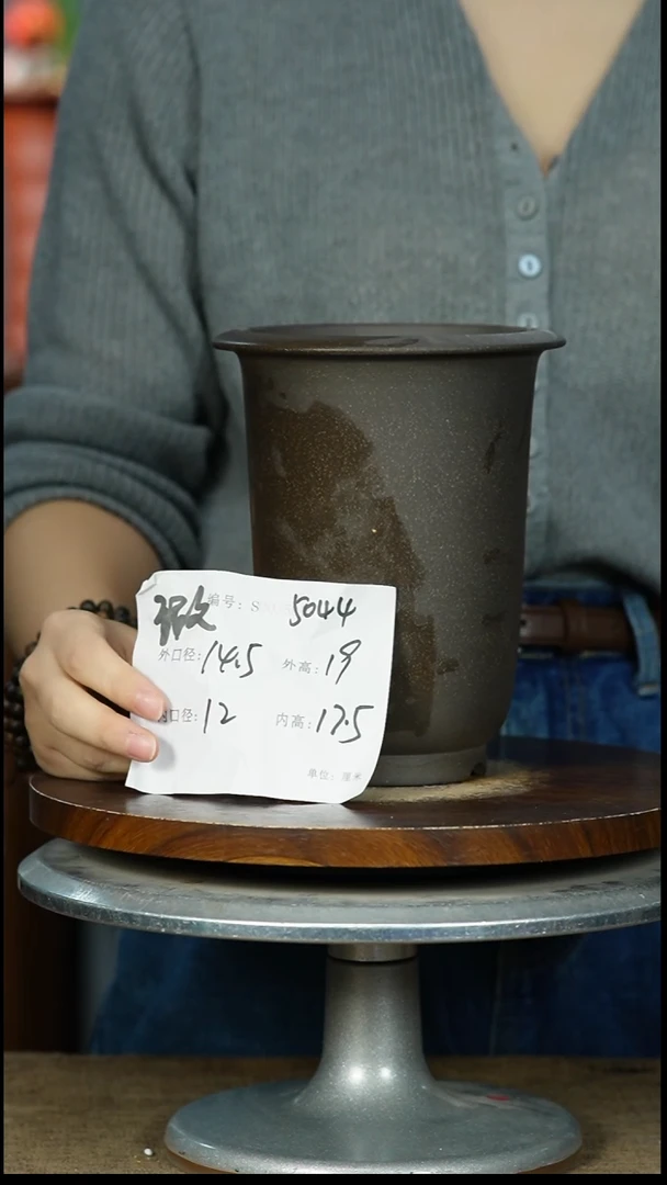 紫砂花盆5044 瑕 紫砂花盆紫砂